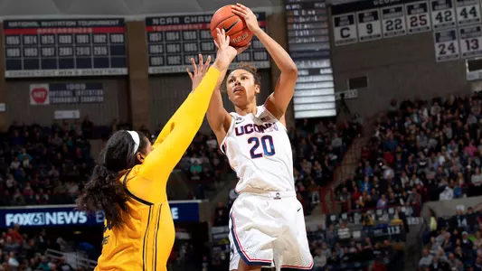 Olivia Nelson-Ododa shoots.