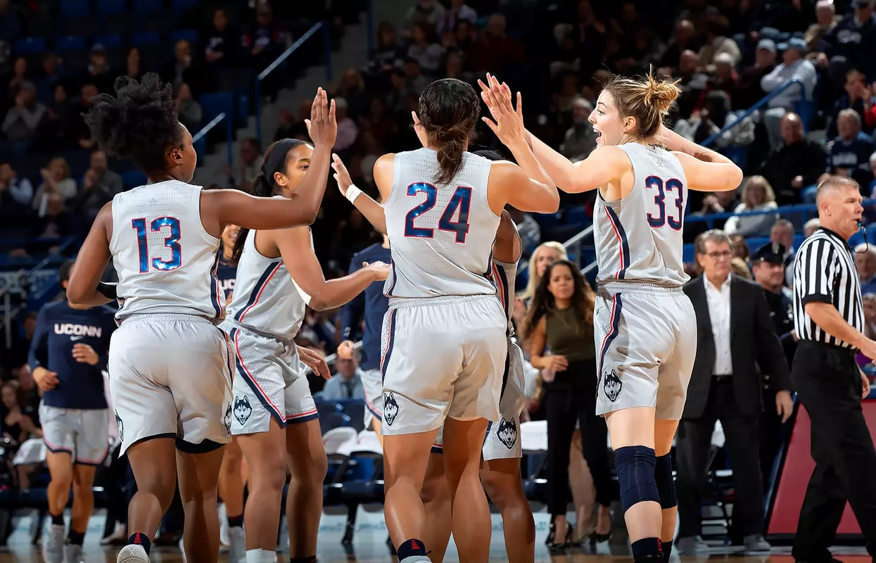 Christyn Williams, Napheesa Collier, Katie Lou Samuelson
