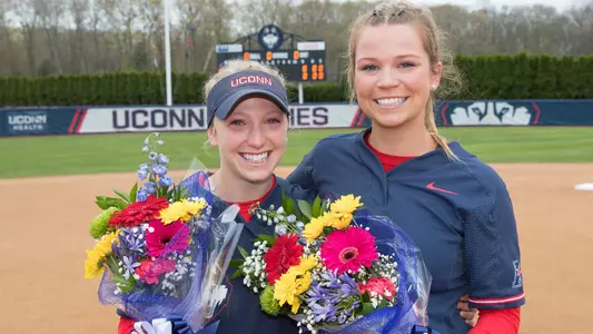 Seniors with flowers