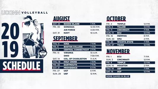 2019 VB schedule