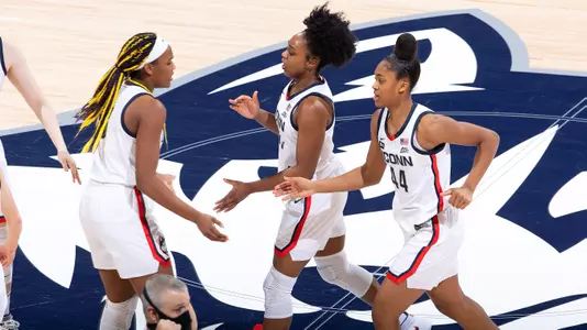 Christyn Williams, Aaliyah Edwards and Aubrey Griffin