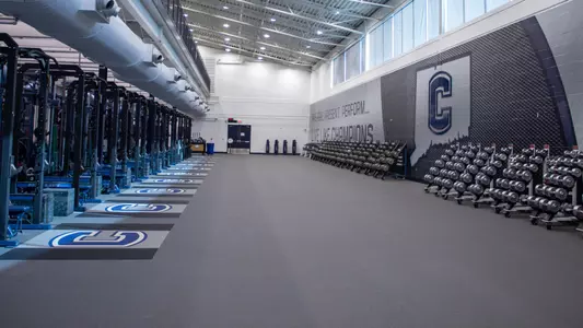 Shenkman weight room barbell rack