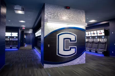 Burton Football Locker room signage