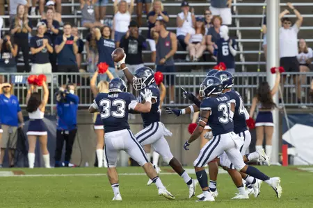 Jeremy Lucien secures an INT against Wyoming