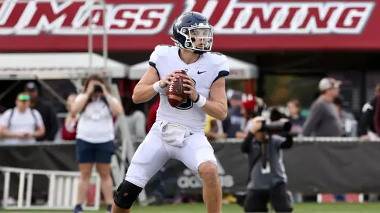 Steve Krajewski against UMass on October 9, 2021