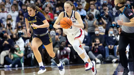 UConn vs Notre Dame at Gampel Pavilion 12/5/21