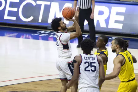 Jalen Gaffney shoots