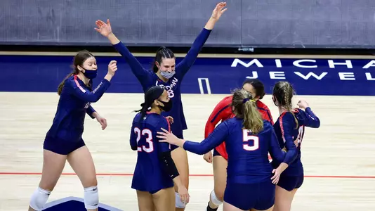 Volleyball celebration