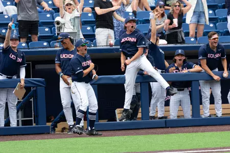 UConn Baseball vs Seton Hall game 1 at Elliot Ballpark May 21, 2021