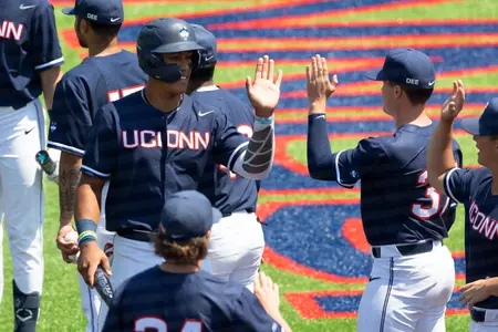 UConn Baseball vs Seton Hall game 1 at Elliot Ballpark May 21, 2021