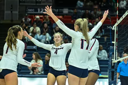 NCAA DI Womens Volleyball - 2022 - Providence at UConn, Harry A. Gampel Pavillion, Storrs, Connecticut.