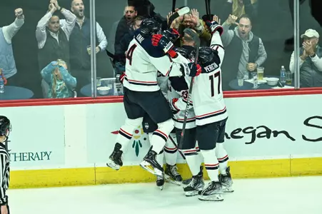 NCAA DI Mens Hockey 2022 - Boston College at UConn, XL Center, Hartford, Connecticut.