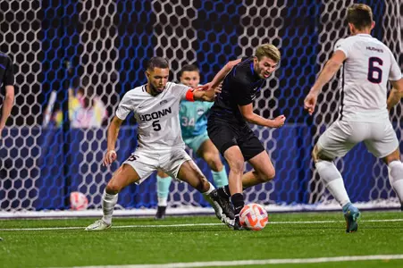 NCAA DI Menâ??s Soccer 2022 - Depaul at UConn, Morrone Stadium, Storrs, Connecticut.