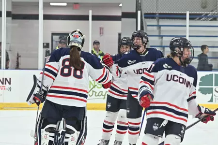 NCAA DI Womens Hockey- 2022 - RIT at UConn, Mark Edward Freitas Ice Forum, Storrs, Connecticut.