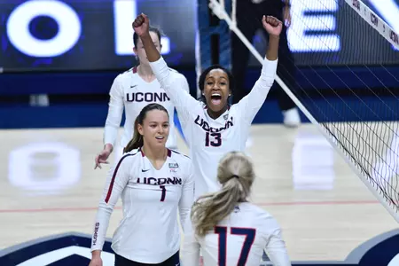 Photo by Mike Orazzi for Claus Multi Media
Creighton University vs UConn during Big East Women’s Volleyball at the Harry A. Gampel Pavillon in Storrs, Conn. on Friday, October 7, 2022.