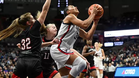 NCAA DI Womens Basketball - 2022 - Northeastern at UConn, Gampel Pavillion, Storrs, Connecticut.