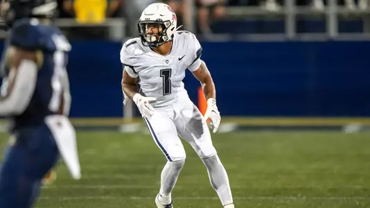 Miami, FL - OCTOBER 8: The UCONN Huskies against the Florida International Panthers at Riccardo Silva Stadium on October 8th, 2022 in Miami, FL. (Photo by Eric Espada/UCONN Athletics)