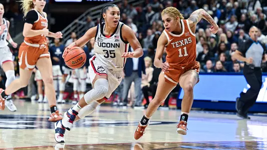 NCAA DI Womens Basketball - 2022 - #3 Texas at #3 UConn, Gampel Pavillion, Storrs, Connecticut.