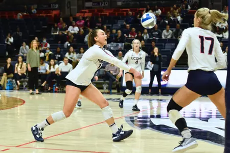 11.13.2022 Mike Orazzi for Clarus MultimediaMarquette vs UConn Womenâ??s volleyball at the Harry A. Gampel Pavilion in Storrs, Conn.