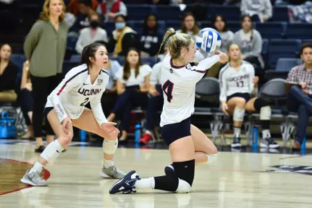 11.13.2022 Mike Orazzi for Clarus MultimediaMarquette vs UConn Womenâ??s volleyball at the Harry A. Gampel Pavilion in Storrs, Conn.