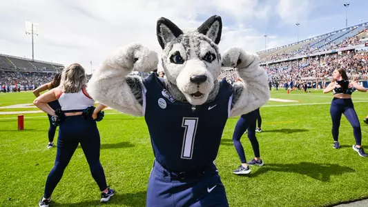 Jonathan the Husky at Rentschler Field