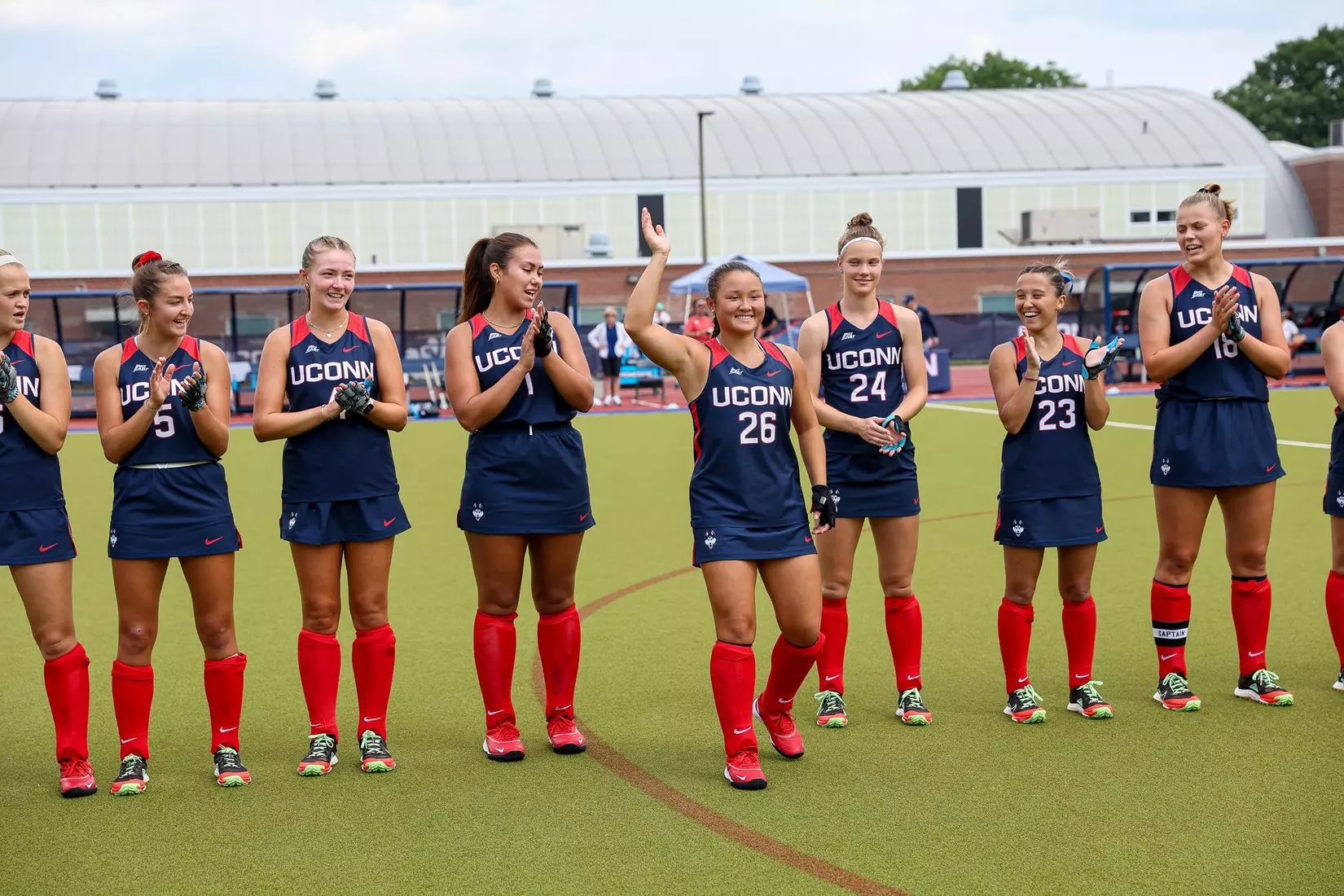 UConn field hockey captured a 2-0 match shortened victory against UMass Lowell in its season opener