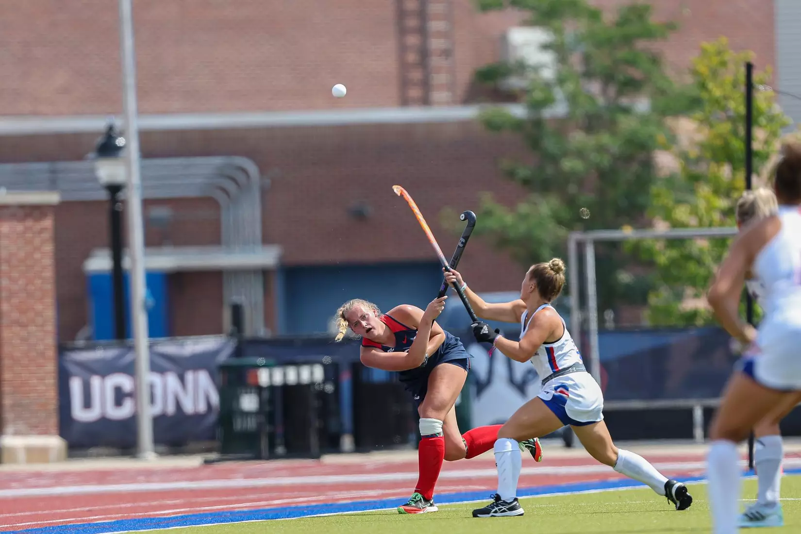 UConn field hockey captured a 2-0 match shortened victory against UMass Lowell in its season opener