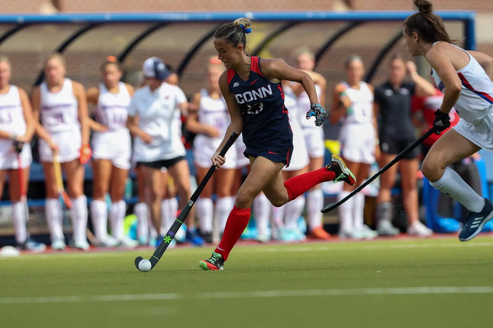 UConn field hockey captured a 2-0 match shortened victory against UMass Lowell in its season opener