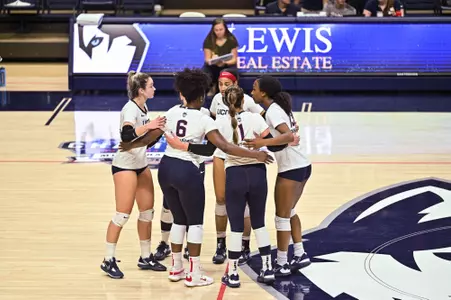 NCAA DI Womens Volleyball - 2022 - Bryant at UConn, Gampel Pavillion, Storrs, Connecticut.