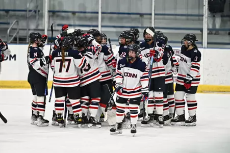 NCAA DI Womens Hockey- 2022 - RIT at UConn, Mark Edward Freitas Ice Forum, Storrs, Connecticut.
