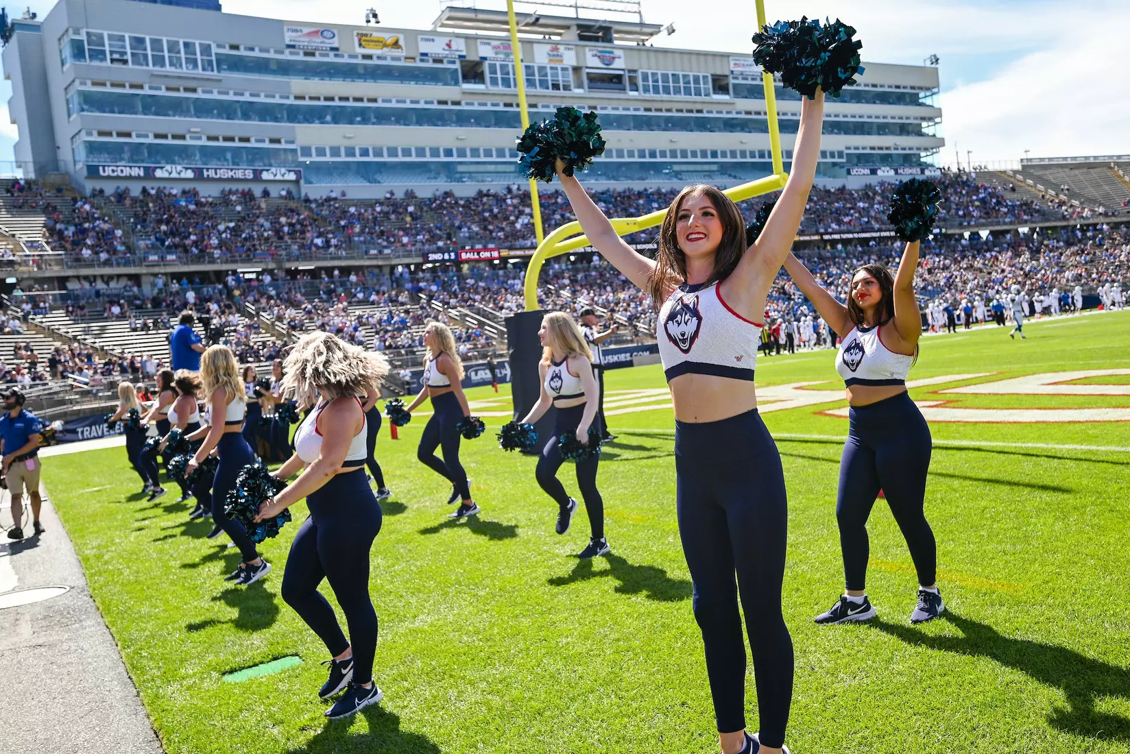 NCAA DI Football- 2022 - CCSU at UConn, Rentschler Field, East Hartford, Connecticut.