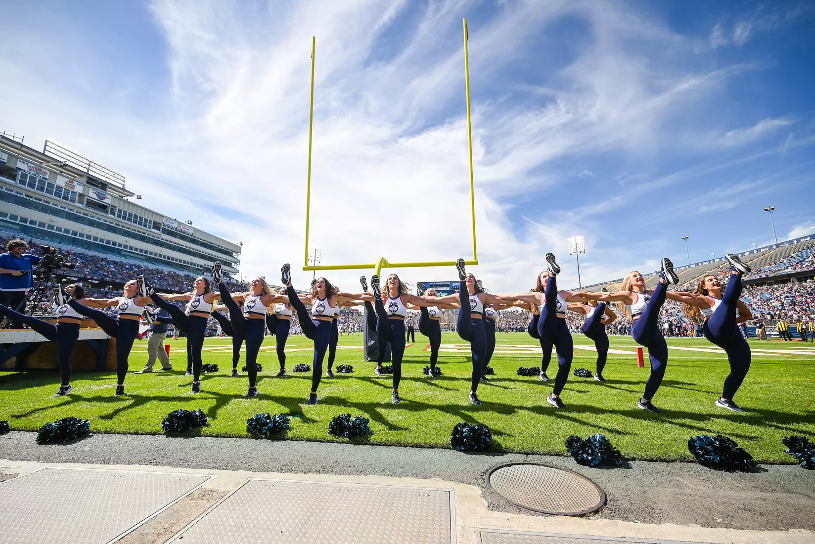 NCAA DI Football- 2022 - CCSU at UConn, Rentschler Field, East Hartford, Connecticut.