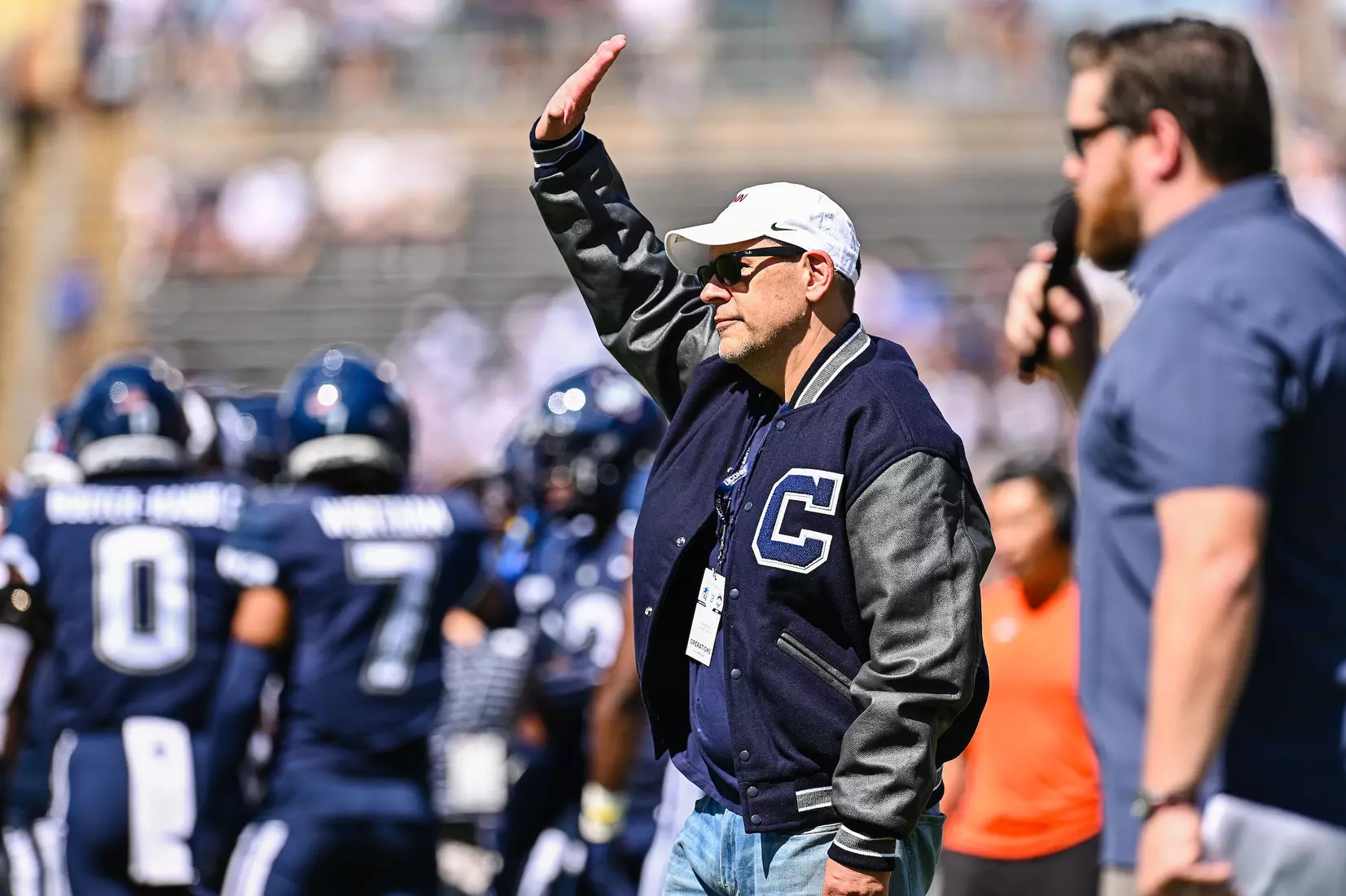 NCAA DI Football- 2022 - CCSU at UConn, Rentschler Field, East Hartford, Connecticut.
