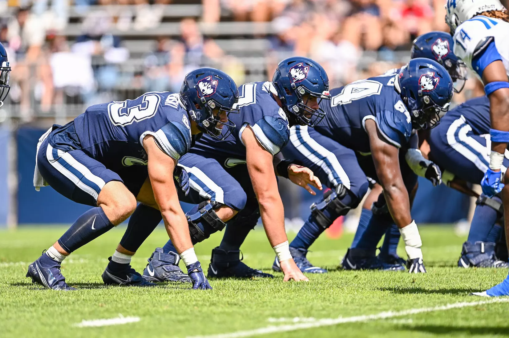 NCAA DI Football- 2022 - CCSU at UConn, Rentschler Field, East Hartford, Connecticut.