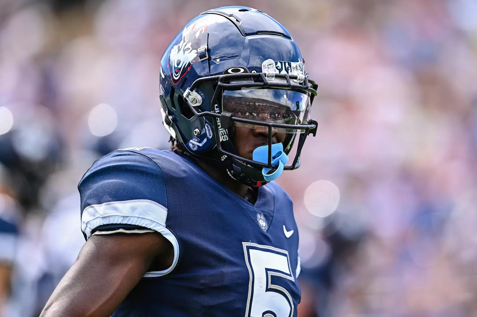 NCAA DI Football- 2022 - CCSU at UConn, Rentschler Field, East Hartford, Connecticut.