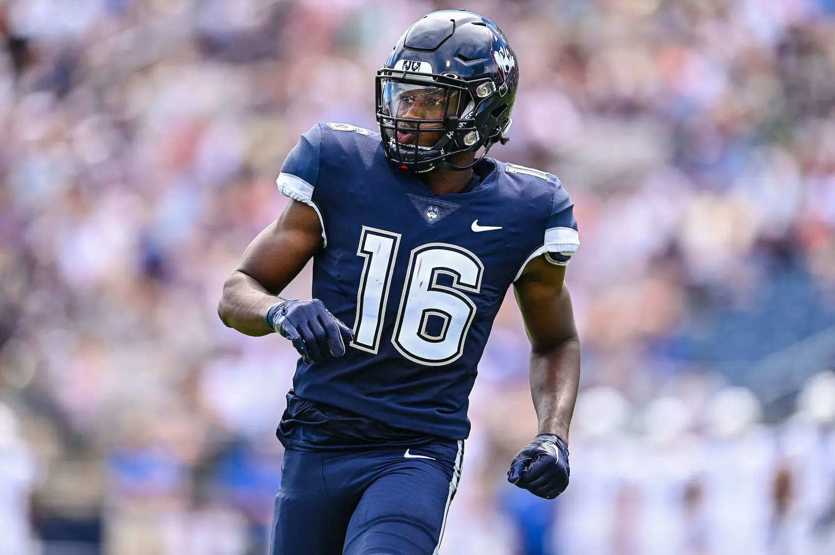 NCAA DI Football- 2022 - CCSU at UConn, Rentschler Field, East Hartford, Connecticut.