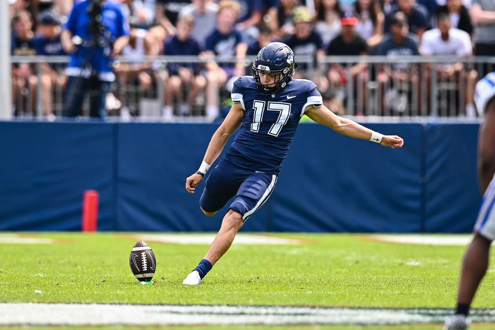 NCAA DI Football- 2022 - CCSU at UConn, Rentschler Field, East Hartford, Connecticut.