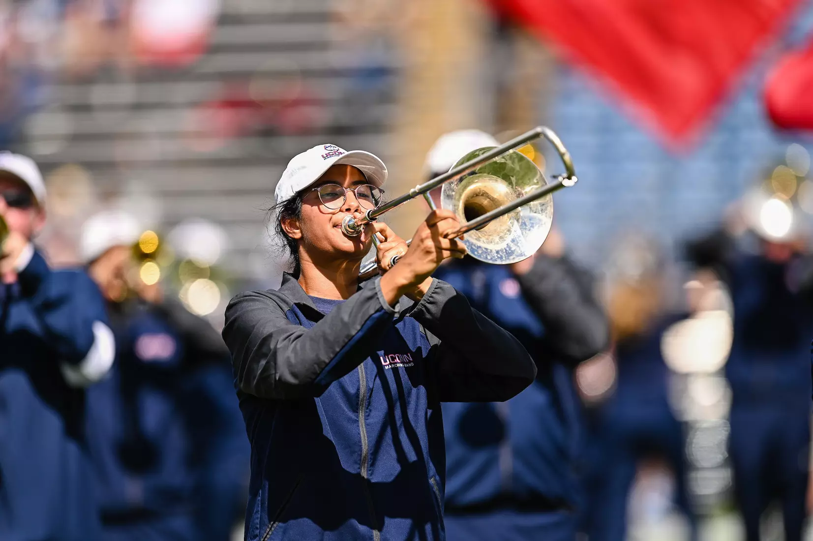 NCAA DI Football- 2022 - CCSU at UConn, Rentschler Field, East Hartford, Connecticut.