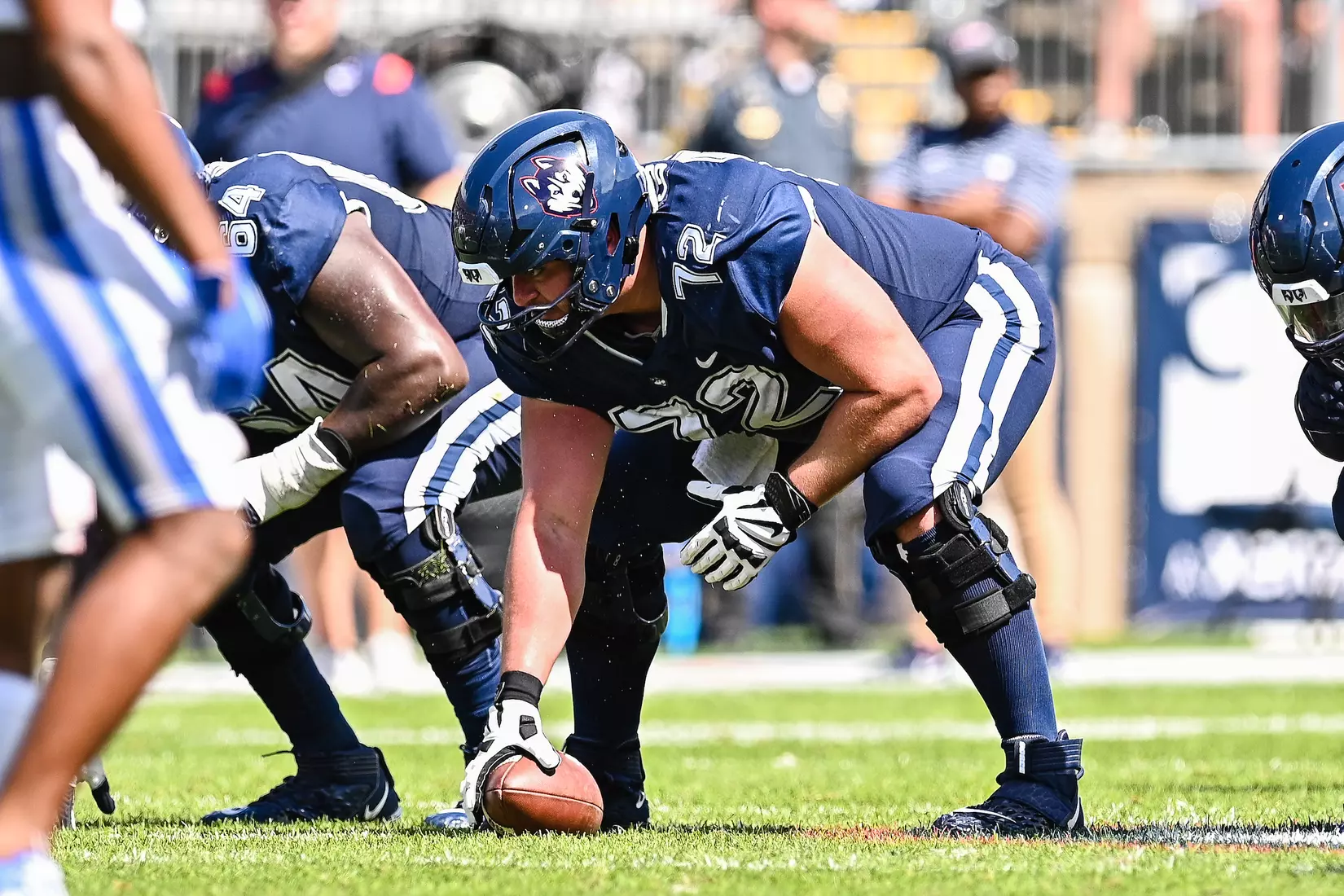 NCAA DI Football- 2022 - CCSU at UConn, Rentschler Field, East Hartford, Connecticut.