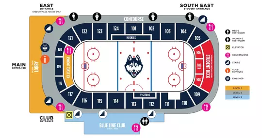 Toscano Family Ice Forum Gameday Map 23