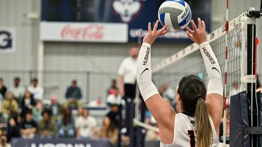 NCAA DI Womens Volleyball - 2023 - Creighton at UConn, UConn Volleyball Center, Storrs, Connecticut.