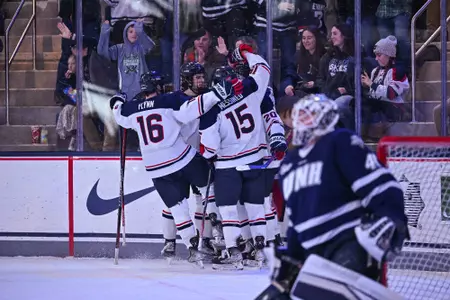 Team Celebrates Ryan Tverberg Goal