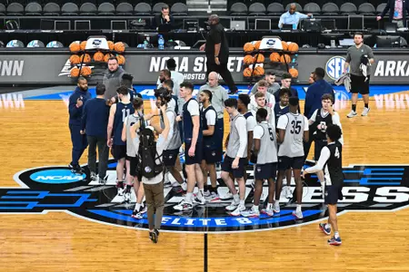 NCAA DI Men’s Basketball - 2023 - UConn Pressers, T-Mobile Arena, Las Vegas, Nevada.