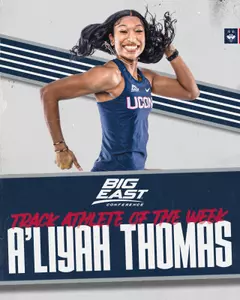 T&F A'liyah Thomas Big East Award