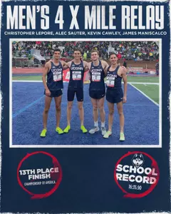T&F Men's 4xMile Relay School Record