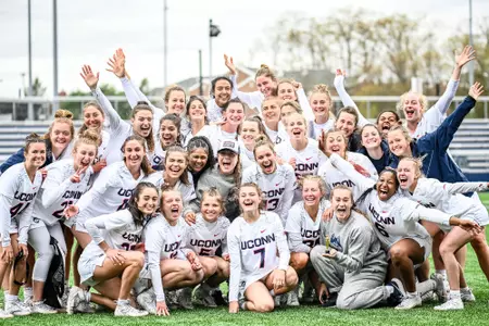 Lacrosse team celebration