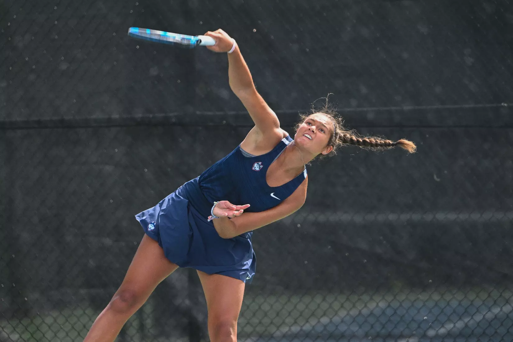 NCAA DI Womens Tennis - 2023 - Bryant vs UConn, UConn Tennis Courts, Storrs, Connecticut.