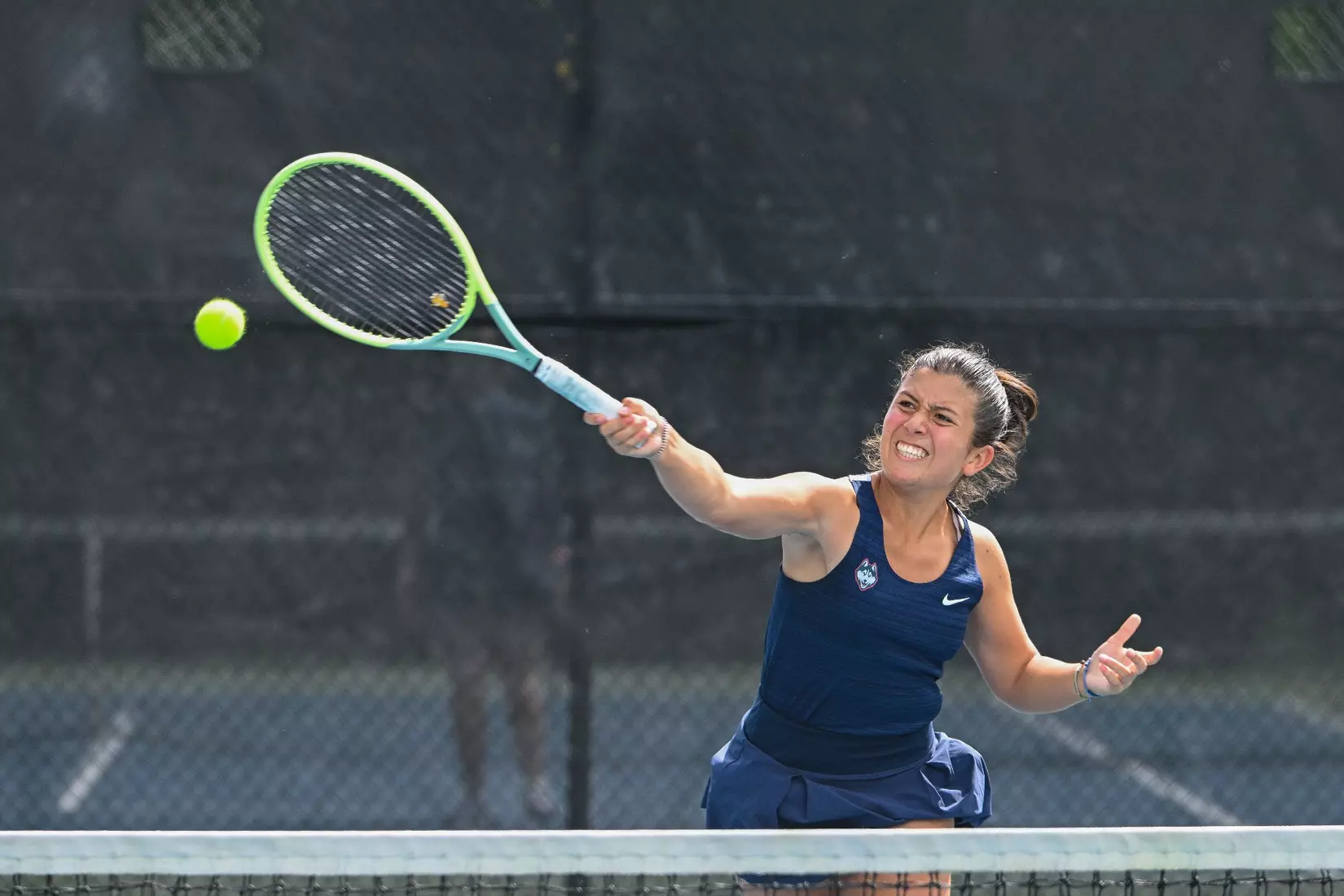 NCAA DI Womens Tennis - 2023 - Bryant vs UConn, UConn Tennis Courts, Storrs, Connecticut.
