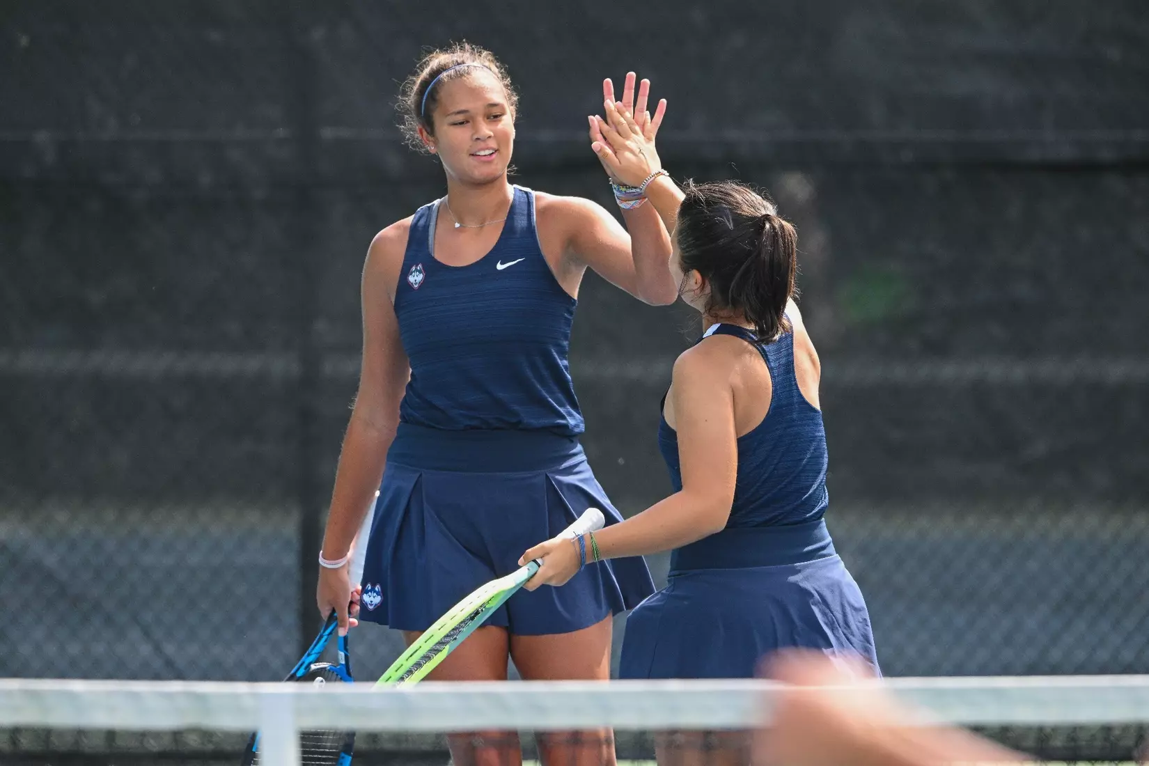 NCAA DI Womens Tennis - 2023 - Bryant vs UConn, UConn Tennis Courts, Storrs, Connecticut.