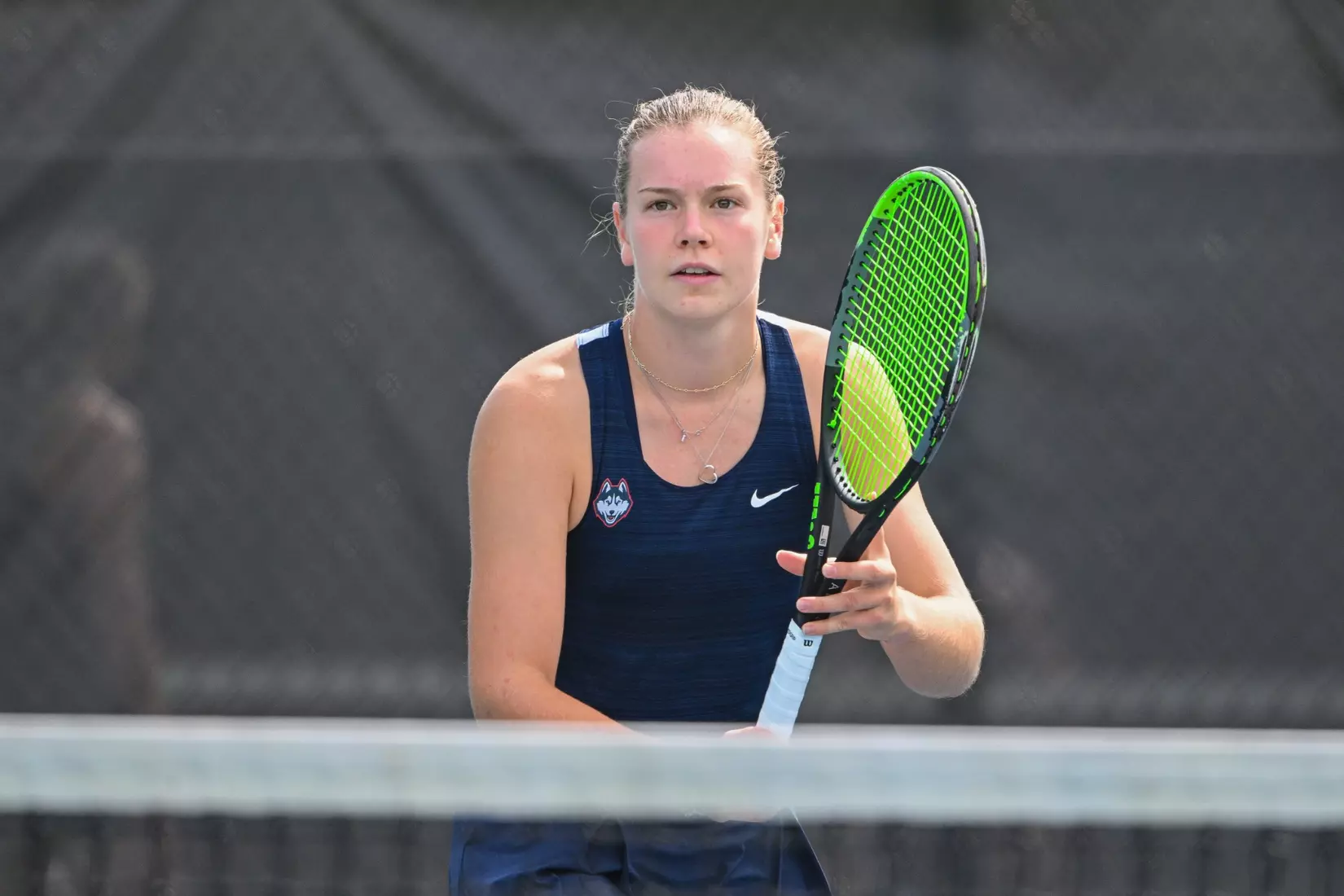NCAA DI Womens Tennis - 2023 - Bryant vs UConn, UConn Tennis Courts, Storrs, Connecticut.